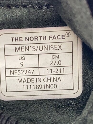 商品画像：ハイカットスニーカー/27cm/BLK/NF52247 5