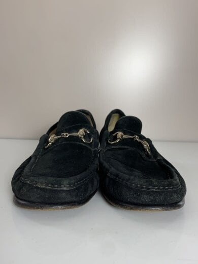 画像：GUCCIビットローファー/41/BLK/スウェード/11000097