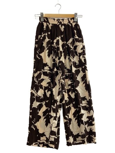 商品画像：LUSANA/ワイドパンツ/S/CICI PANTS/BRW/25-030-463-0005/ボタニカル/25SS// 1