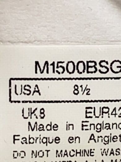商品画像：M1500/グレー/UK8.5/GRY// 5