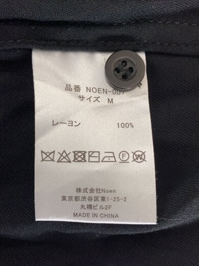 商品画像：Noen/長袖シャツ/M/レーヨン/BLK/NOEN-007// 5