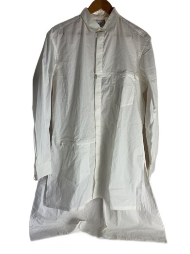 商品画像：CLASSIC LONG BACK STEP SHIRT/長袖シャツ/XS/コットン/WHT/FN3375 1