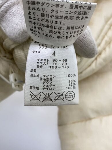 商品画像：ジャケット/4/--/WHT// 4