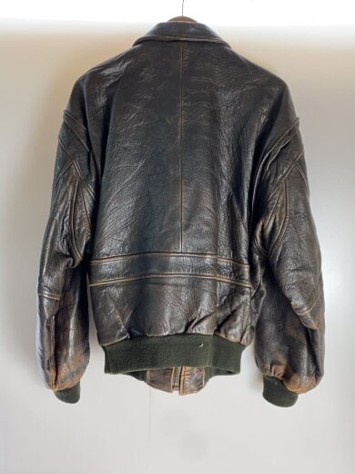 商品画像：フライトジャケット/LL/羊革/BRW 2
