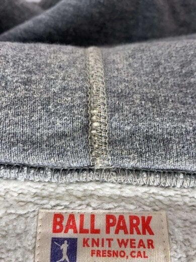 商品画像：ジップパーカー/L/--/GRY/BALL PARK/状態考慮 4