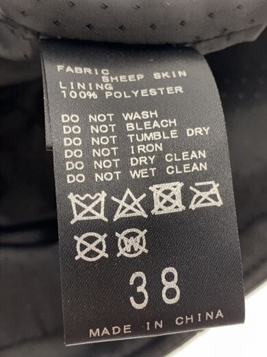 画像：SLOBE IENA(IENA SLOBE)レザージャケット・ブルゾン/38/羊革/BLK/無地/17-011-912-8900-3-04