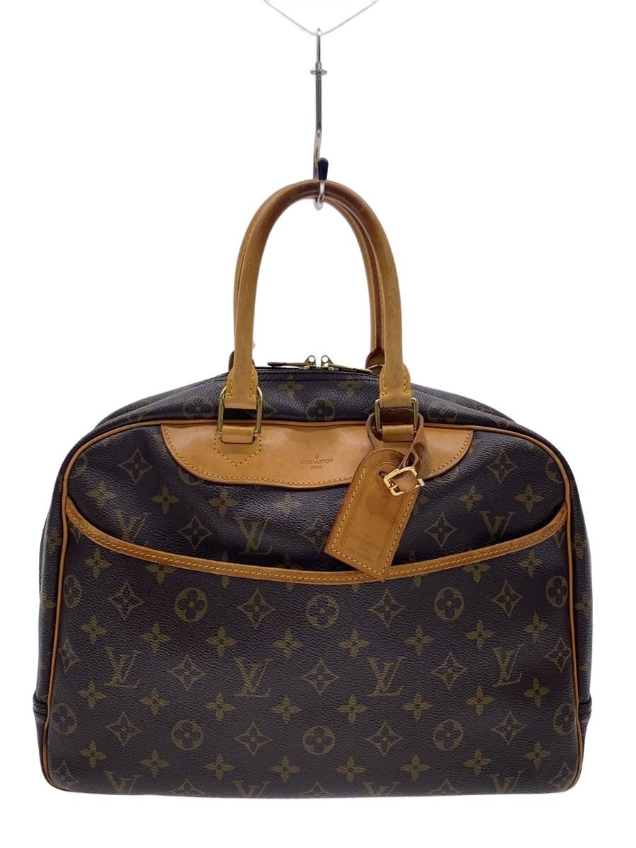 LOUIS VUITTON / 2)ボーリング・ヴァニティ(ドーヴィル)_モノグラム・キャンバス/PVC/BRW