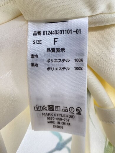 商品画像：ノースリーブワンピース/FREE/ポリエステル/IVO/花柄/012440301101-01 4