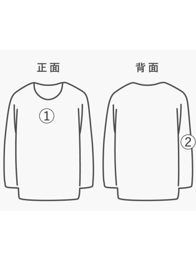 商品画像：ニット・セーター(厚手)/L/--/NVY/総柄/WDS-XXX-21A-03// 8