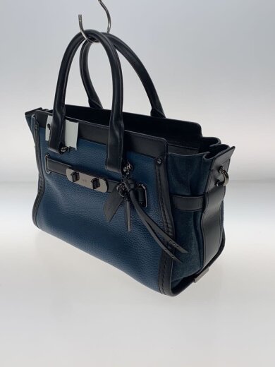 商品画像：ハンドバッグ_コンビレザー/--/NVY 2