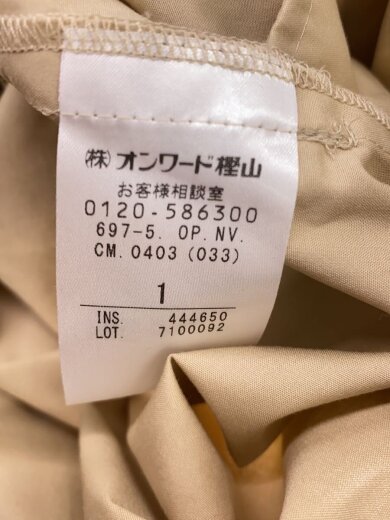 商品画像：シャツワンピース/1/コットン/BEG/697-5 OP.NV.CM.0403 4