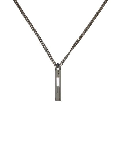 商品画像：Gロゴ/ネックレス/SV925/SLV/トップ有/メンズ 1