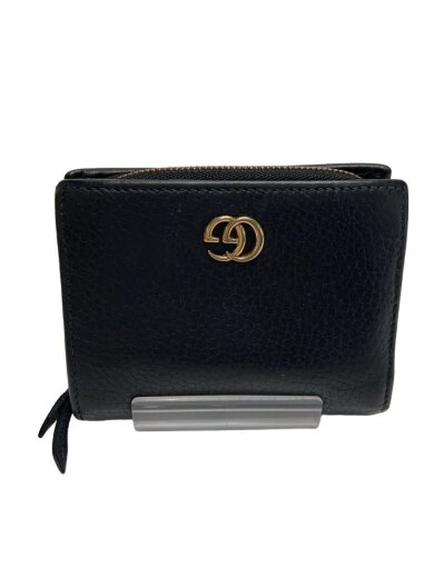 商品画像：2つ折り財布/レザー/BLK/メンズ/546586 1