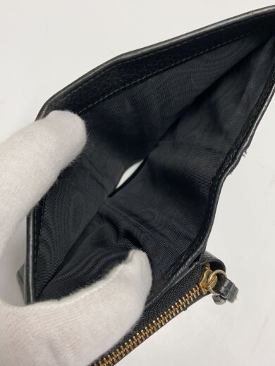 商品画像：2つ折り財布/レザー/BLK/メンズ/546586 6