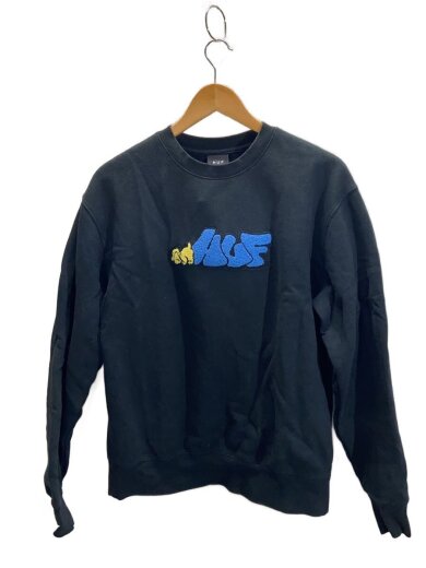 商品画像：スウェット/M/コットン/BLK/PF00715// 1