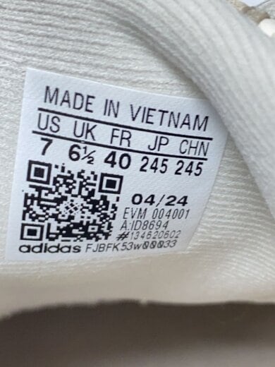 商品画像：ローカットスニーカー/24.5cm/WHT/ID8694 5