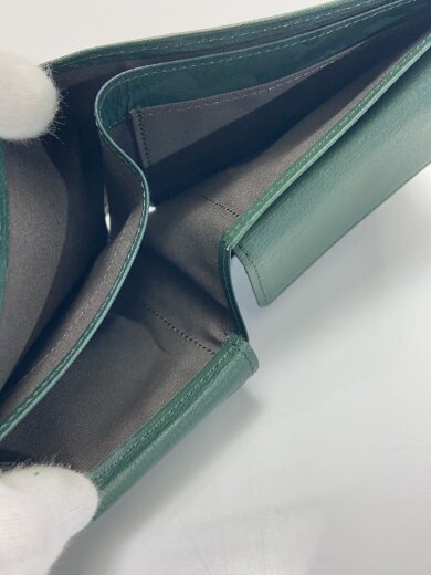 商品画像：2つ折り財布/レザー/GRN/メンズ/342-06035 6