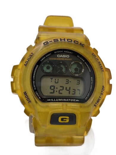 商品画像：クォーツ腕時計/デジタル/ラバー/YLW/DW-069-9SVT 1