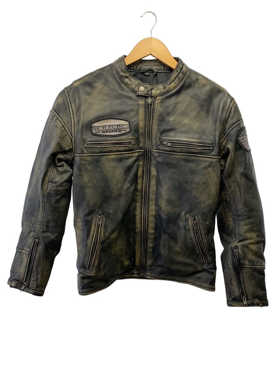 DEGNER / レザージャケット・ブルゾン/L/牛革/BLK/22WJ-5