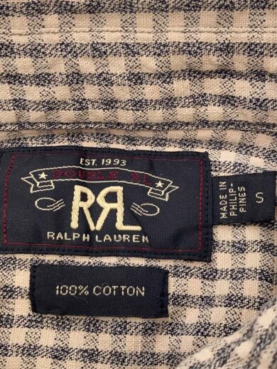 画像：RRL長袖シャツ/S/コットン/チェック3