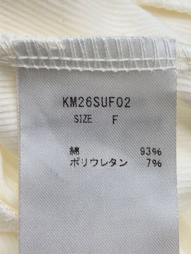 商品画像：トップス/FREE/コットン/WHT/KM26SUF02 4