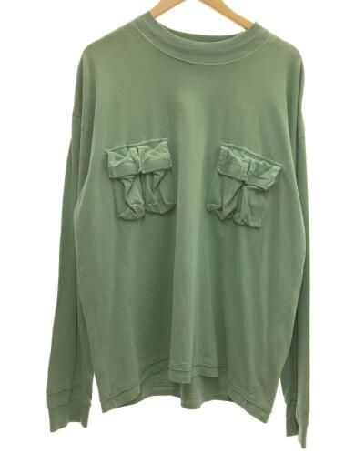 画像：F/CE長袖Tシャツ/XL/コットン/GRN/無地1
