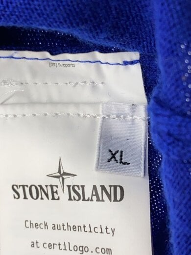 商品画像：ニット・セーター(厚手)/XL/ウール/BLU/無地 4