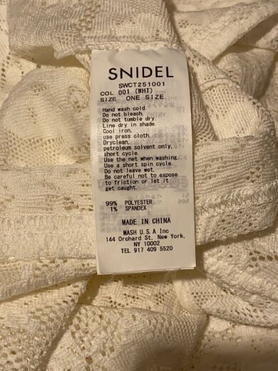 商品画像：長袖ブラウス/one/ポリエステル/WHT/SWCT251001 3