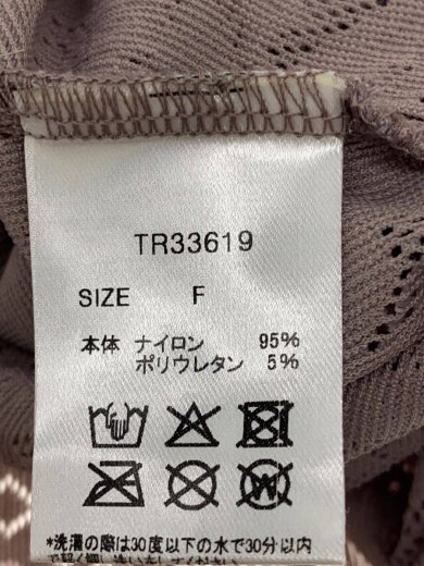 商品画像：skinny tops lace/長袖カットソー/FREE/ナイロン/PUP/TR33619// 4