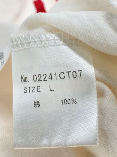 商品画像：Tシャツ/L/コットン/WHT/02241CT07 4