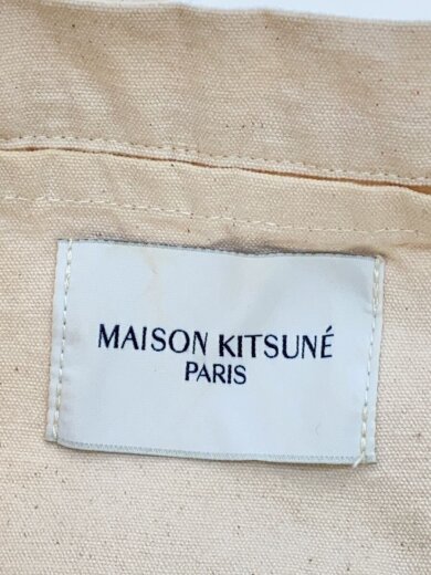 画像：MAISON KITSUNEトートバッグ/--/BEG/EU05110WW00085