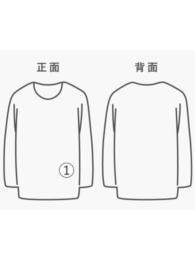 商品画像：Tシャツ/M/コットン/WHT 6