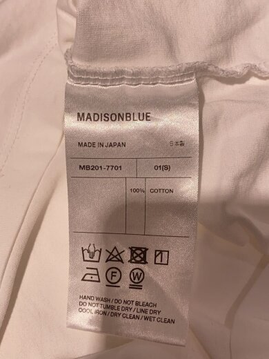 商品画像：Tシャツ/S/コットン/WHT/MB201-7701// 5