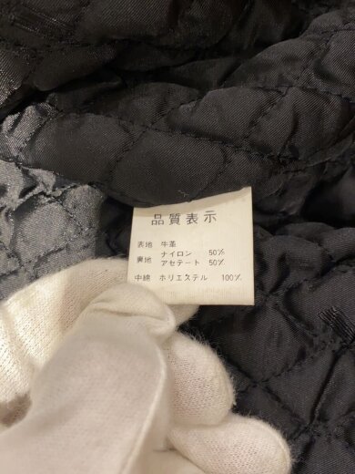 商品画像：韓国製/ダブルライダースジャケット/S/レザー/BLK 4