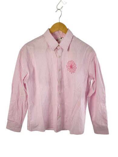 商品画像：長袖シャツ/one/コットン/PNK/ストライプ 1