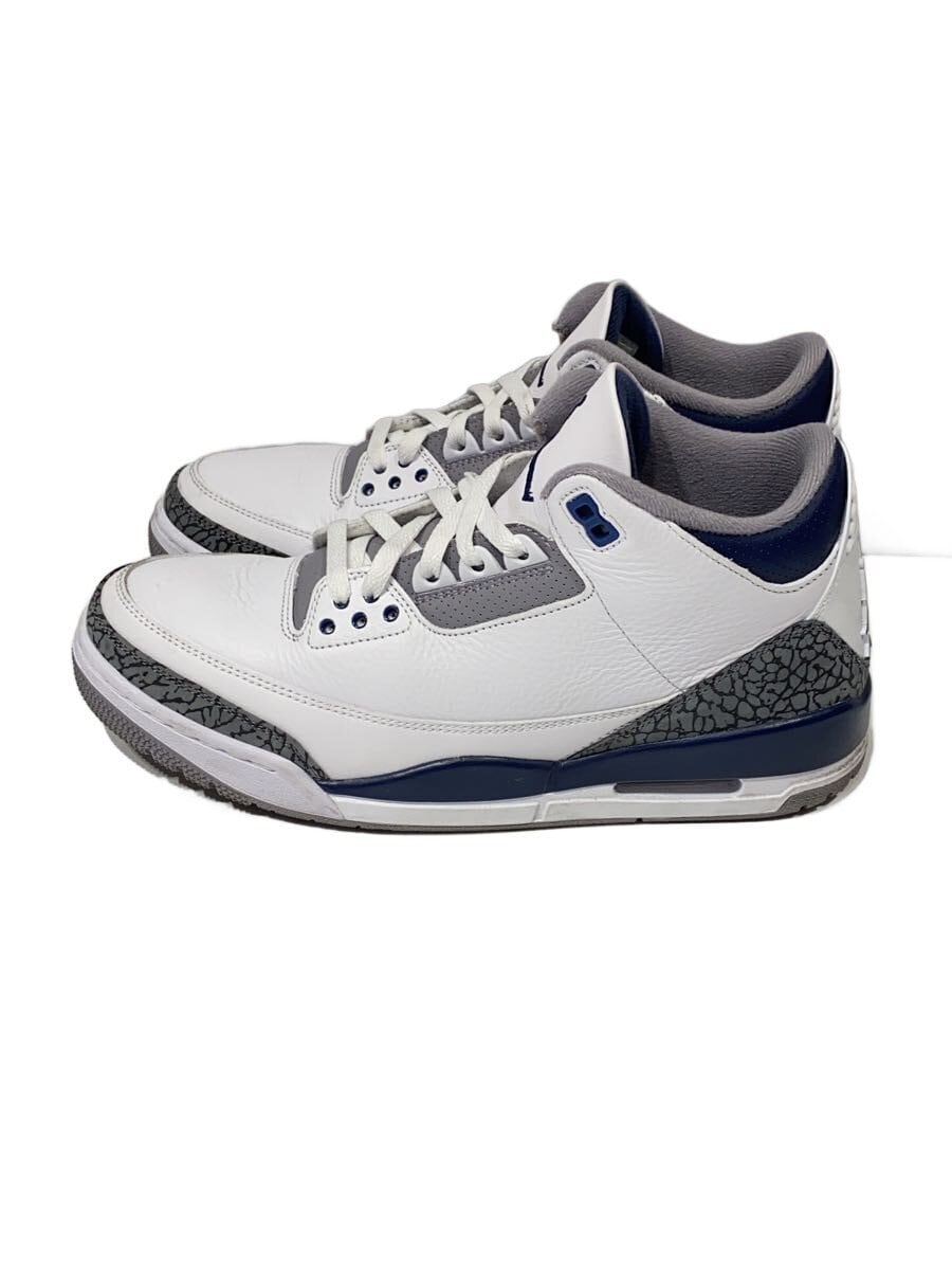 NIKE / Air Jordan 3 Retro/ハイカットスニーカー/28cm/WHT/CT8532-140