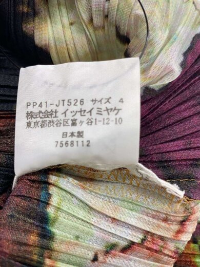 商品画像：半袖カットソー/4/ポリエステル/マルチカラー/総柄/PP41-JT526 4