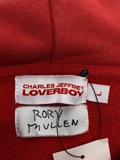 商品画像：パーカー/L/コットン/RED/670003/猫耳/ 3