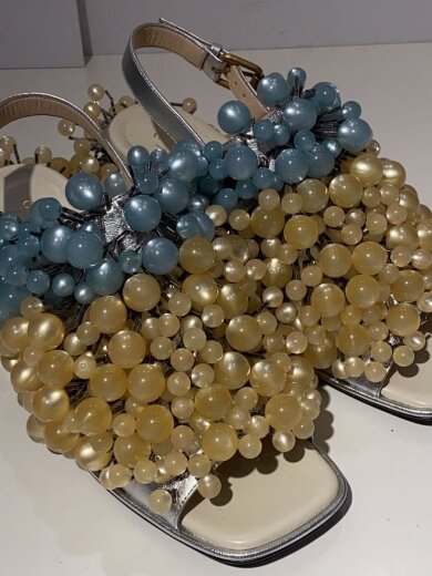 商品画像：ビジュー装飾/サンダル/38/マルチカラー/747748 5