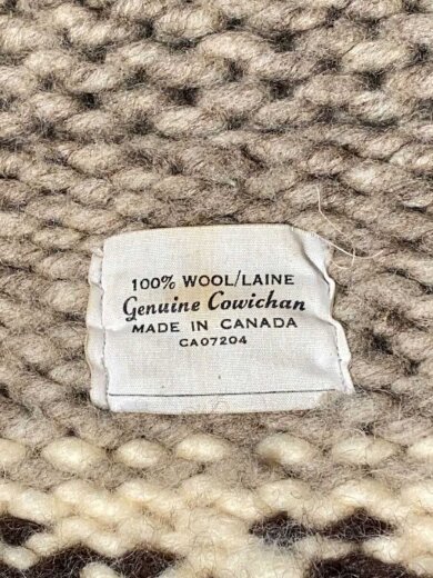 商品画像：カウチン/--/ウール/BEG/総柄 3