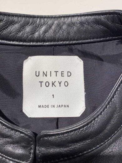 商品画像：レザージャケット・ブルゾン/1/羊革/BLK/408352007 3