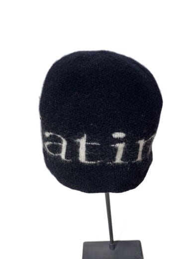 商品画像：ニットキャップ/--/BLK/レディース 1