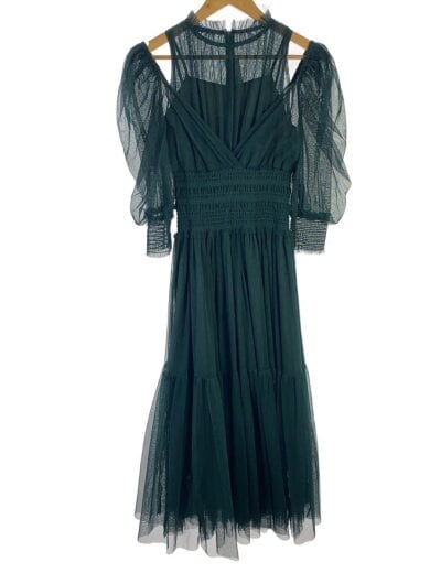 商品画像：半袖ワンピース/1/ポリエステル/GRN/SWFO221024 1