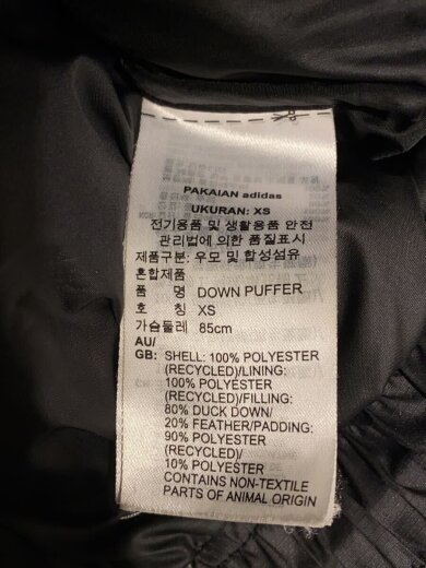 商品画像：BLUE VERSION/オーバーサイズダウンパファージャケット/XS/ポリエステル/BLK/HM9221 4