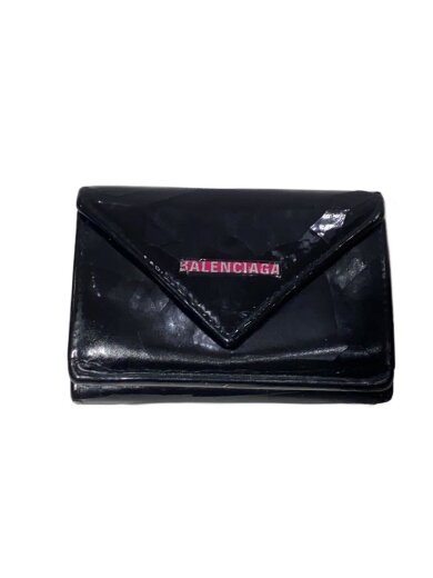 商品画像：3つ折り財布/--/BLK/レディース 1