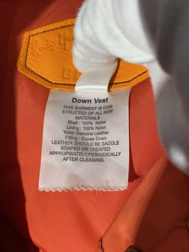 商品画像：ダウンベスト/36/ナイロン/BLK/450-452-71 4