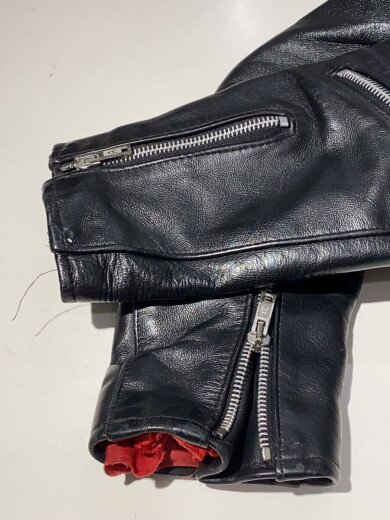 商品画像：ダブルライダースジャケット/34/レザー/BLK 5