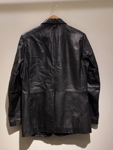 商品画像：HILL&ARCHER/テーラードジャケット/42/レザー/BLK/8931005 2