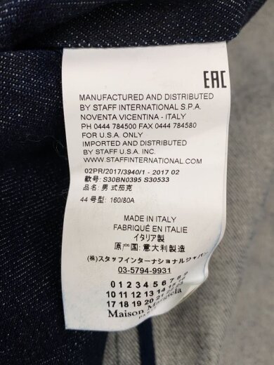 商品画像：ノーカラー/ジャケット/44/デニム/IDG/S30BN0395 S30533 4