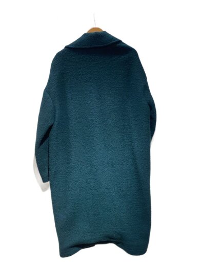 商品画像：ボタンレスチェスターコート/L/ウール/GRN/TTT-2022AW-C002 2